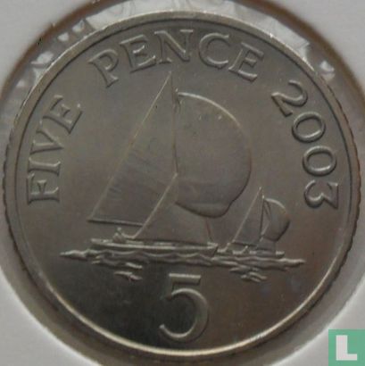 Guernsey 5 Pence 2003 - Bild 1