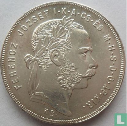 Hongarije 1 forint 1879 - Afbeelding 2