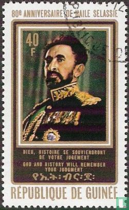 Kaiser Haile Selassi 80 Jahre