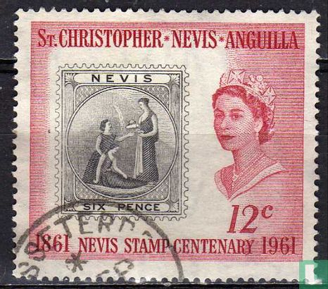 100 years stamps Nevis