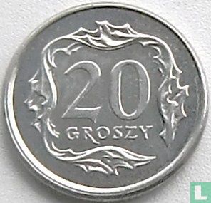 Polen 20 groszy 2008 - Afbeelding 2