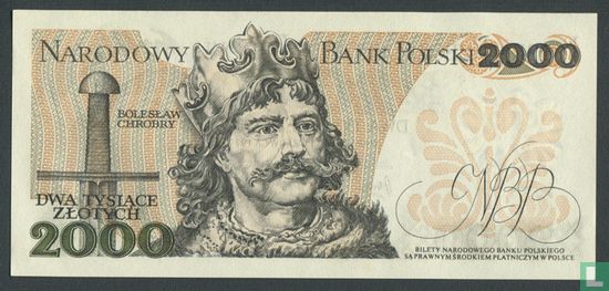 Polen 2.000 Zlotych 1979 - Afbeelding 2