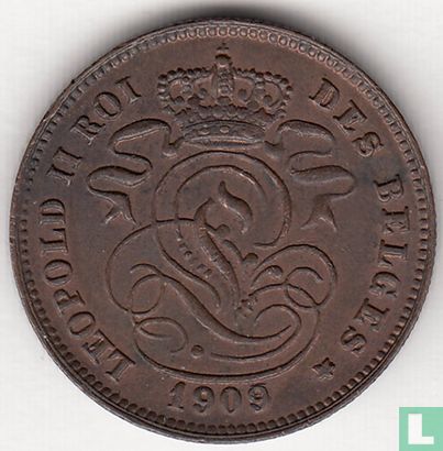 Belgium 2 centimes 1909/05 - Image 1