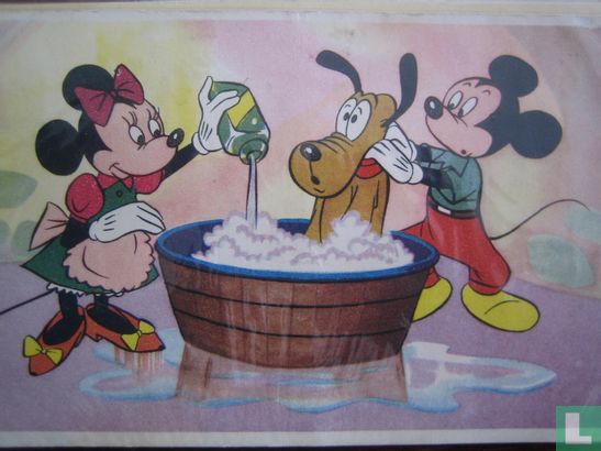 Mickey,Minnie en Pluto