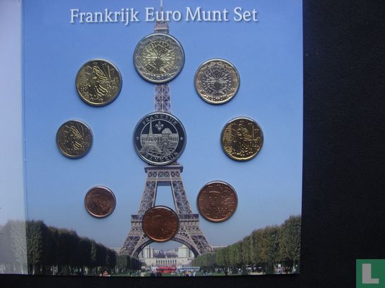 Frankrijk jaarset 2001 (Amsterdams Muntkantoor) - Afbeelding 1