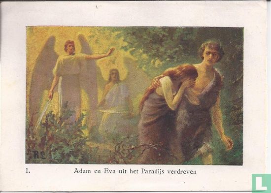 Adam en Eva uit het Paradijs verdreven