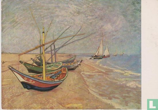 Bootjes op het strand, Saintes-Maries 1888 - Bild 1