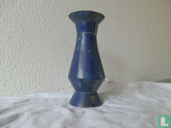 Vaas van Lapis Lazuli. (edelsteen) - Afbeelding 2