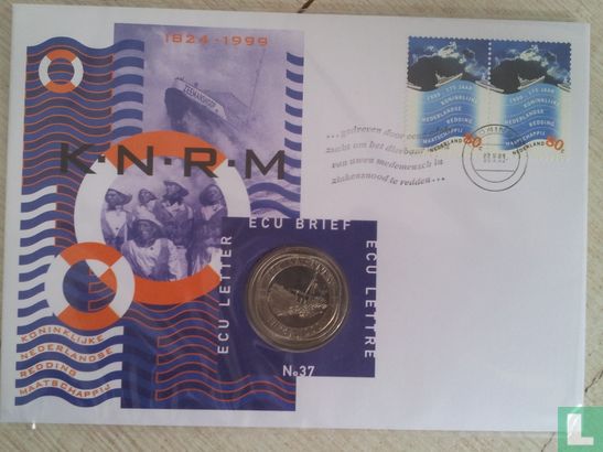 Nederland ecubrief 1999 "37 - 175 jaar KNRM" - Afbeelding 1