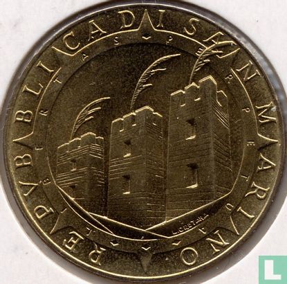 San Marino 200 lire 1992 "500th anniversary Discovery of America" - Afbeelding 2