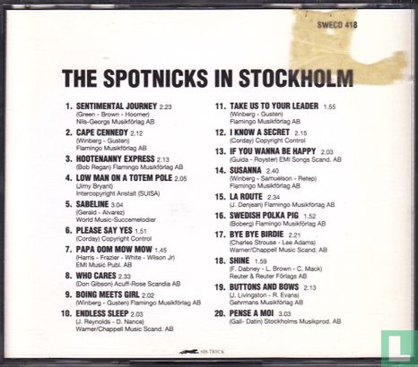 The spotnicks in stockholm - Afbeelding 2