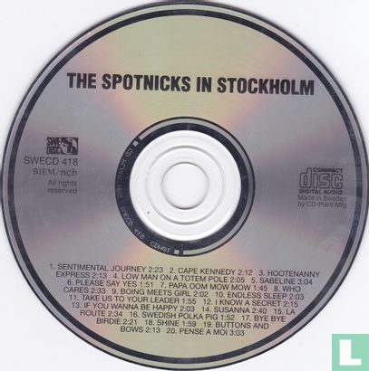 The spotnicks in stockholm - Afbeelding 3
