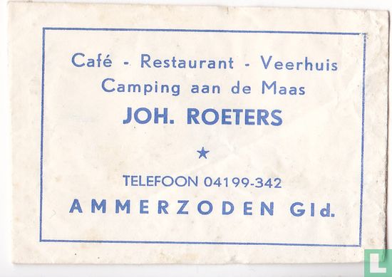 Café Restaurant Veerhuis Joh. Roeters - Afbeelding 1