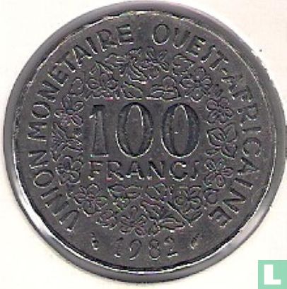 États d'Afrique de l'Ouest 100 francs 1982 - Image 1