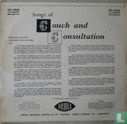Songs of Couch and Consultation - Afbeelding 2