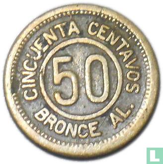 Guatemala 50 centavos 1922 (type 1) - Afbeelding 2