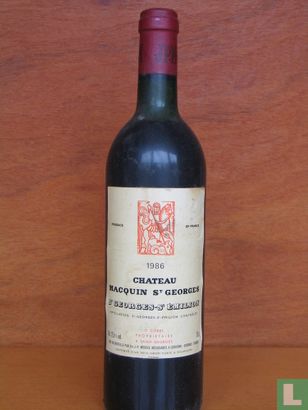 Chateau Macquin St. Georges 1986