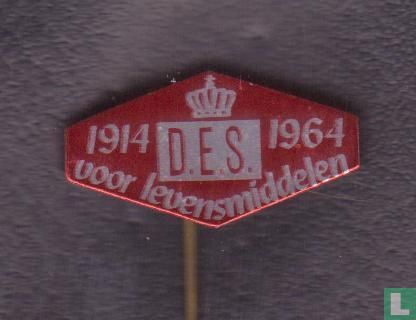 D.E.S 1914 - 1964 voor levensmiddelen