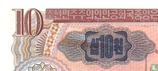 Nordkorea 10 Won 1978 – S.20e - Bild 3