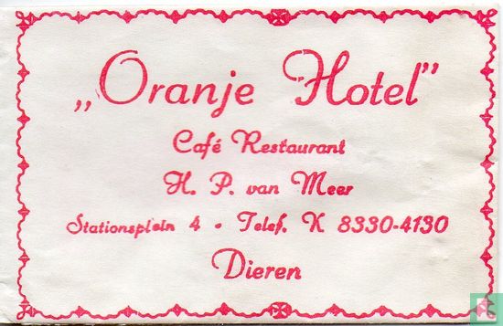 "Oranje Hotel" Café Restaurant - Image 1