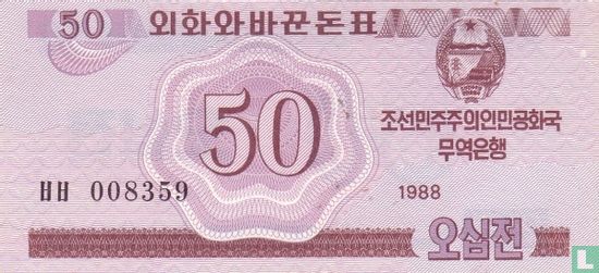 Corée du Nord 50 Chon 1988 - P34 - Image 1