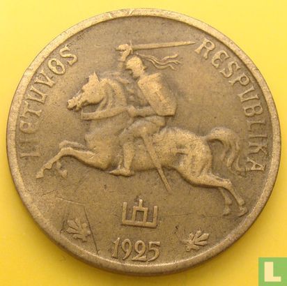 Litouwen 5 centai 1925 - Afbeelding 1