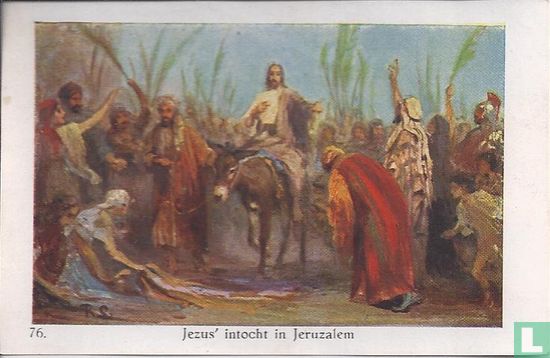 Jezus' intocht in Jeruzalem