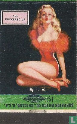 Pin up 40 ies all puckered up. - Image 2