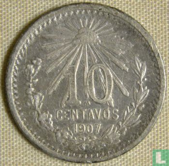 Mexico 10 centavos 1907 - Image 1
