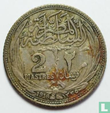 Egypte 2 piastres 1916 (AH1335) - Afbeelding 1