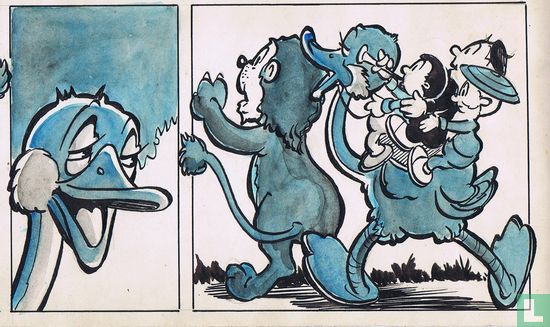 Henk Ab-original strip Tommy-1953 - Image 3