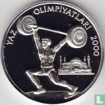Turkije 2.500 000 lira 1998 (PROOF - type 2) "2000 Summer Olympics in Sydney" - Afbeelding 2