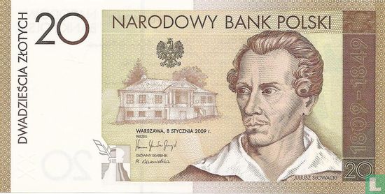 Pologne 20 Zlotych 2009 - Image 1