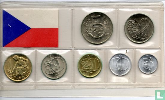 Czechoslovakia mint set 1980 - Image 1