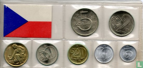 Czechoslovakia mint set 1980 - Image 2