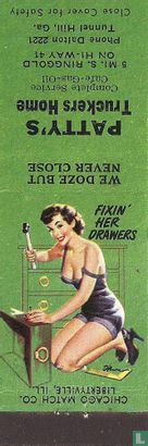 Pin up 40 ies Fixin her drawers - Afbeelding 1