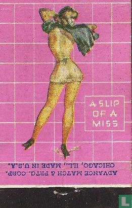 Pin up 40 ies A slip of a miss - Afbeelding 2