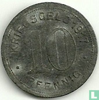 Elberfeld 10 pfennig 1917 (zink) - Afbeelding 1