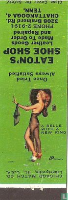Pin up 40 ies A belle with a new ring - Bild 1