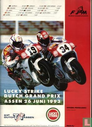 Programma Dutch TT Assen 1993