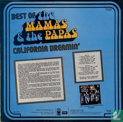 Best of The Mamas & The Papas - California Dreamin'  - Afbeelding 2