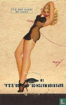 Pin up 50 ies Its way over my head B - Afbeelding 2
