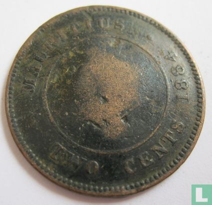 Mauritius 2 cents 1884 - Image 1