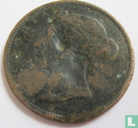 Mauritius 2 cents 1884 - Image 2