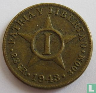 Cuba 1 centavo 1943 - Image 1