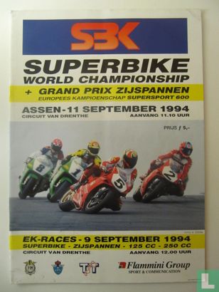 Programma WK Superbikes Assen 1994