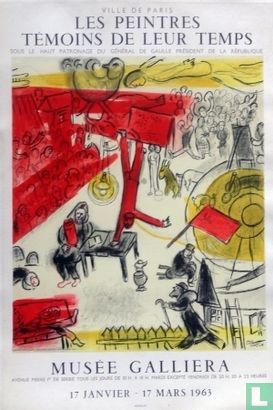  Marc Chagall Lithografische Affiche 1963