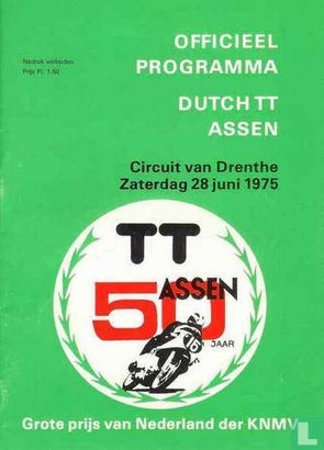 Programma Dutch TT Assen 1975