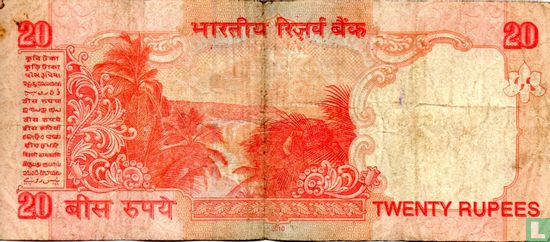 India 20 Rupees 2010 - Image 2