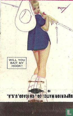Pin up 50 ies will you bait my hook ? B - Afbeelding 2